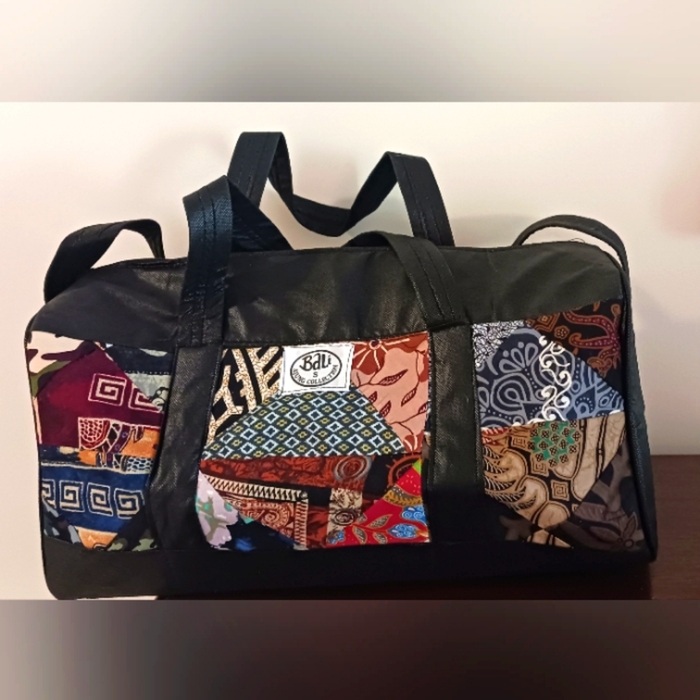 Patchwork Bali Ajung Collection Boho Tote Luggage… - image 1